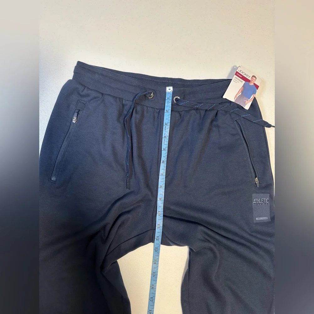 Jockey Athleisure Style AM02 Slim Fit Jogger Cotton Size Medium Navy‎ Blue